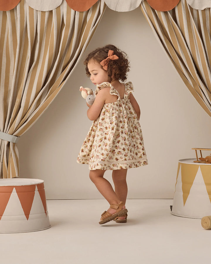 Natural Bloom Ruffle Tank Dress