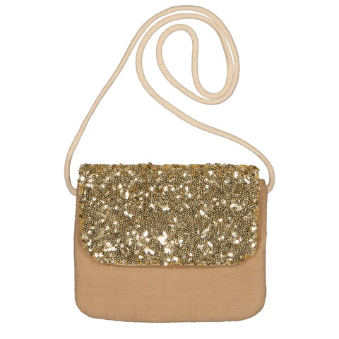 Handbag - Gold Sequins