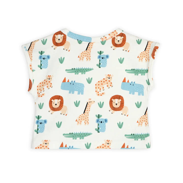 Safari Baby Tee and Shorts Set