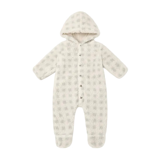 Fleece Jumpsuit - Sage Check