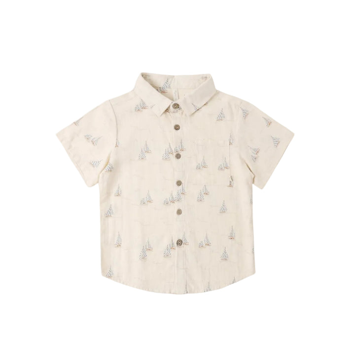 Natural Sail Collared S/S Shirt