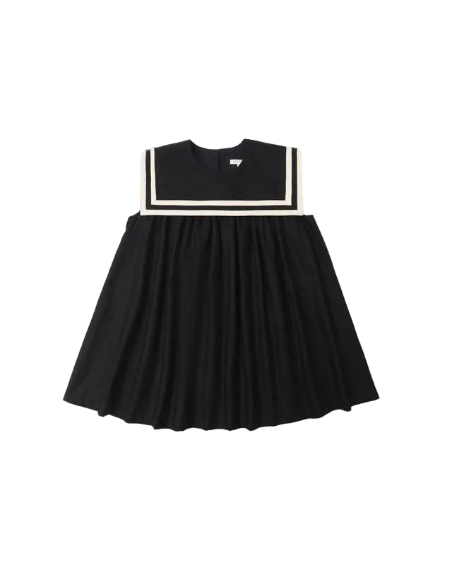 Black Sailor Kid Dress