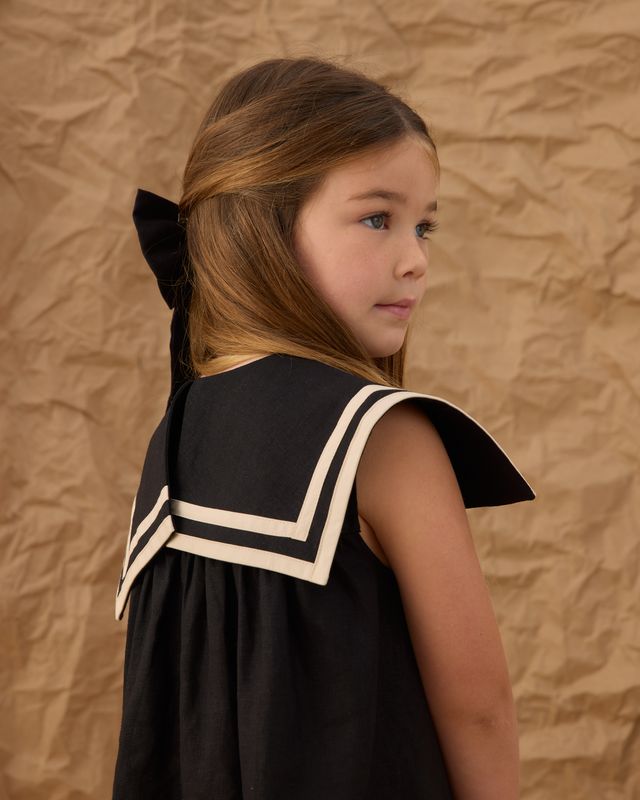 Black Sailor Kid Dress