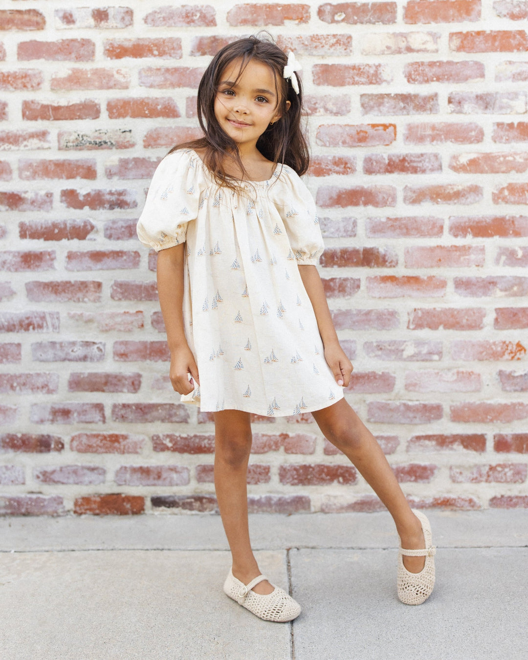 Natural Sail Sabrina Mini Dress