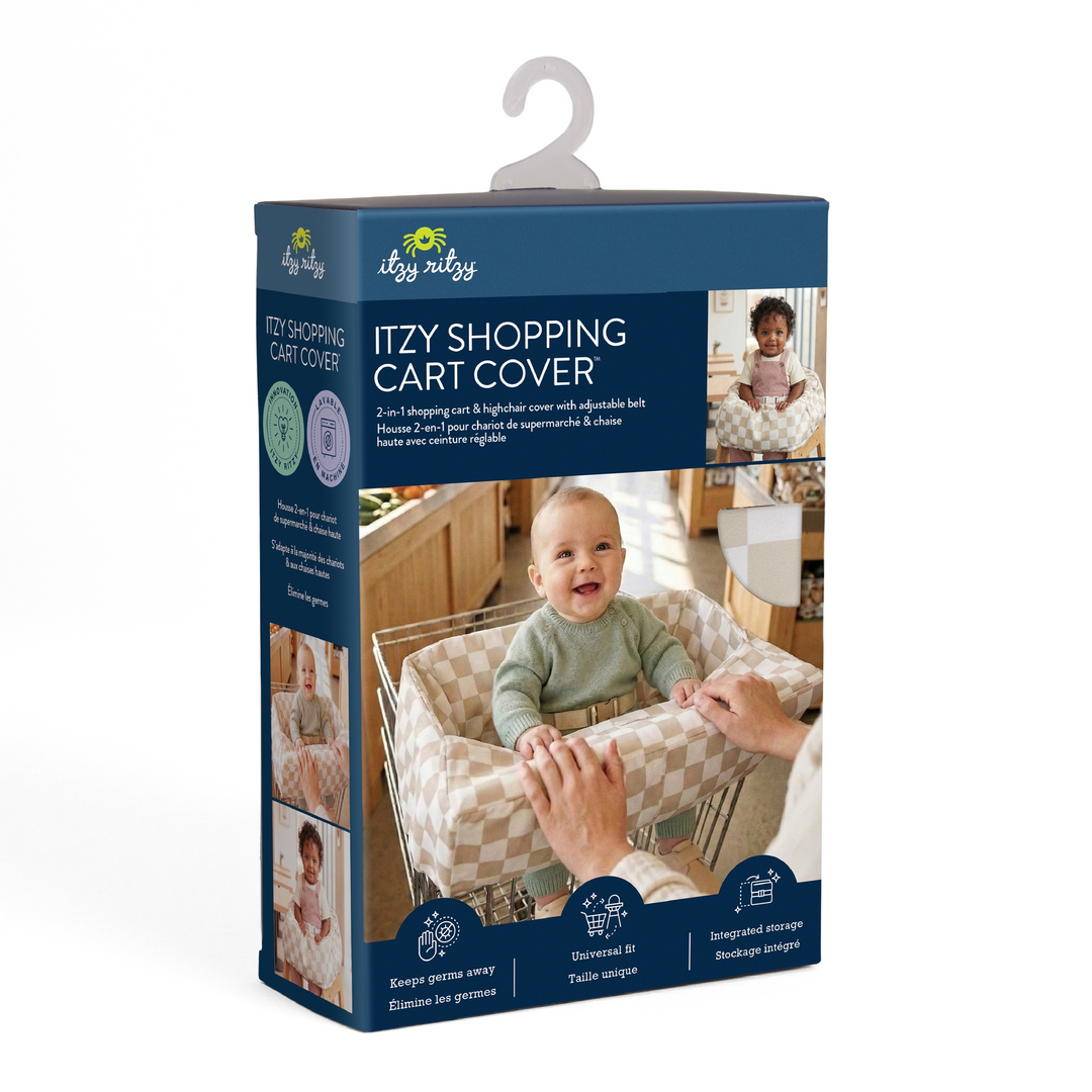 Itzy Shopping Cart Cover - Checkerboard