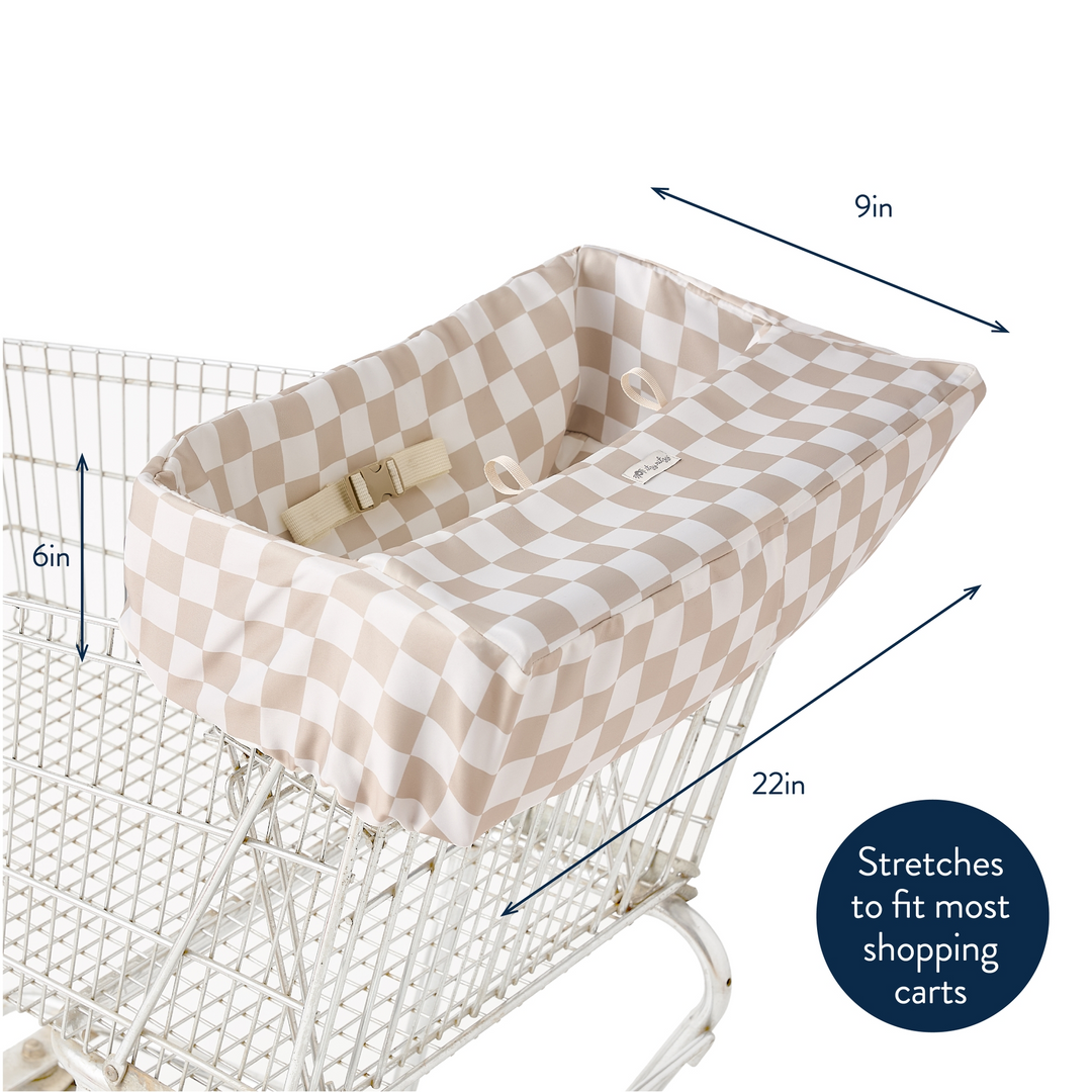 Itzy Shopping Cart Cover - Checkerboard