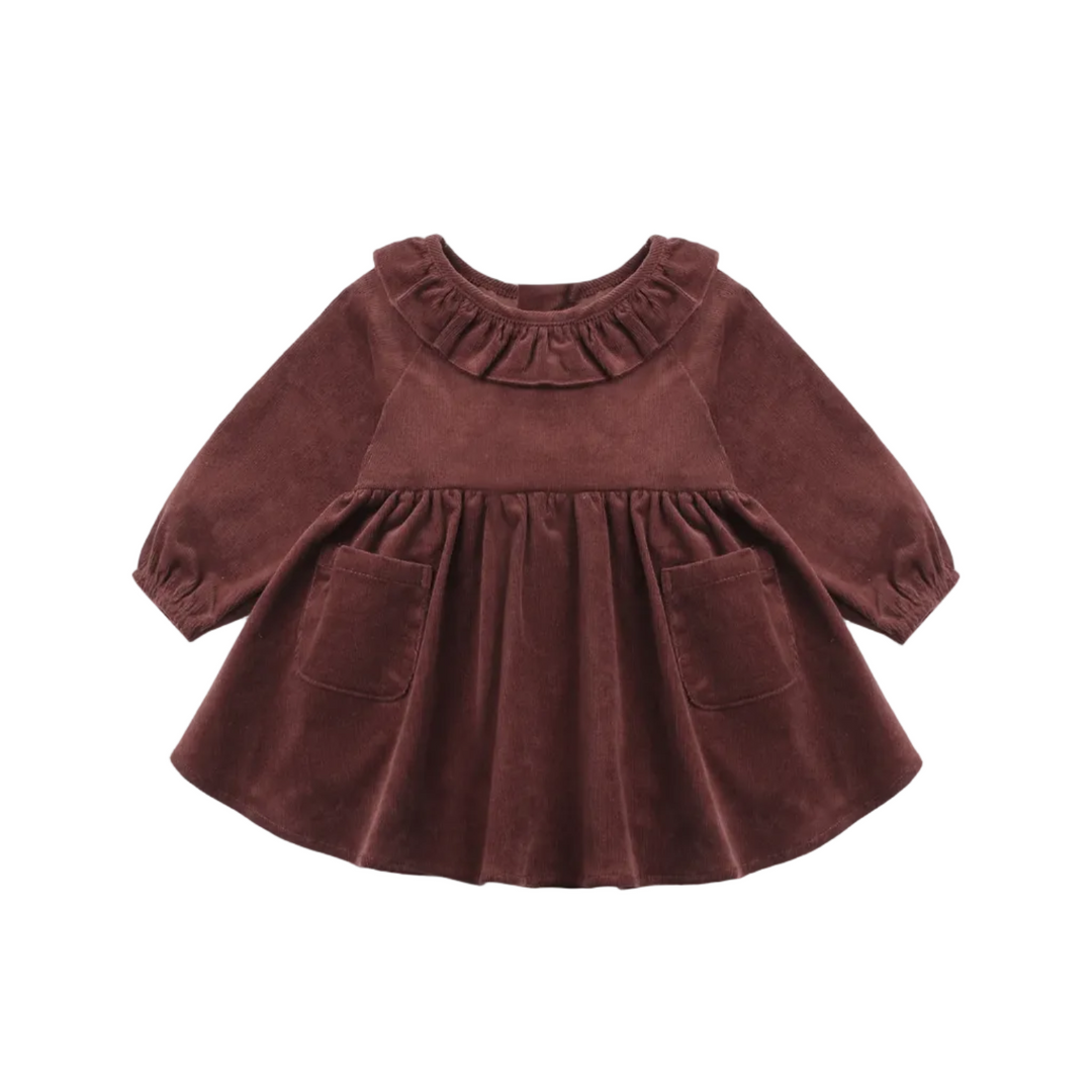Simone Dress - Black Cherry