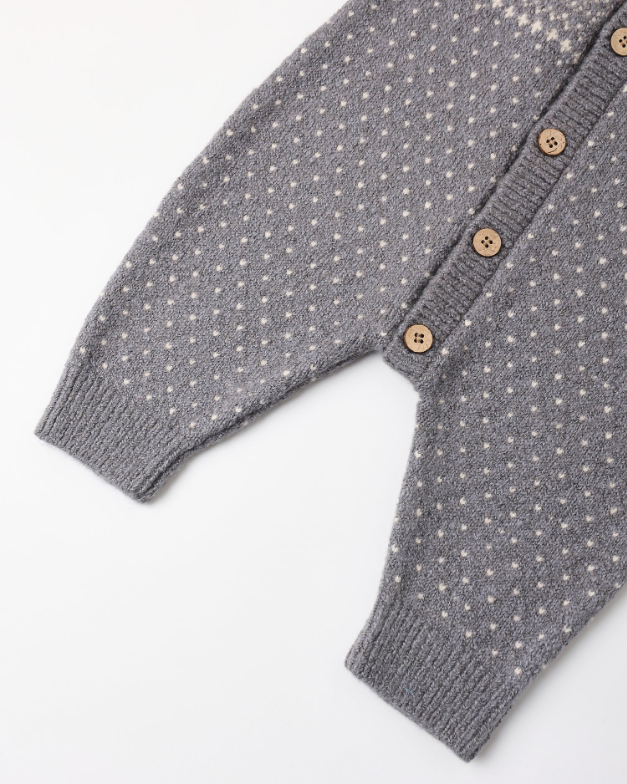 Fair Isle Romper - Slate
