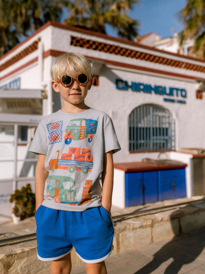 Pearl Blue Snack Squad Graphic Tee