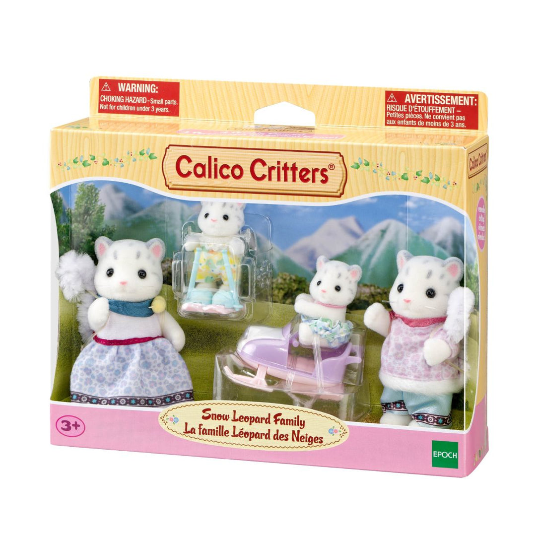 Calico Critters Snow Leopard Family