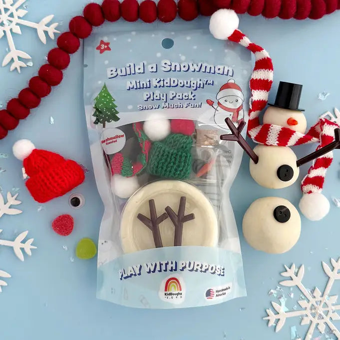 Build a Snowman Mini KidDough Play Pack