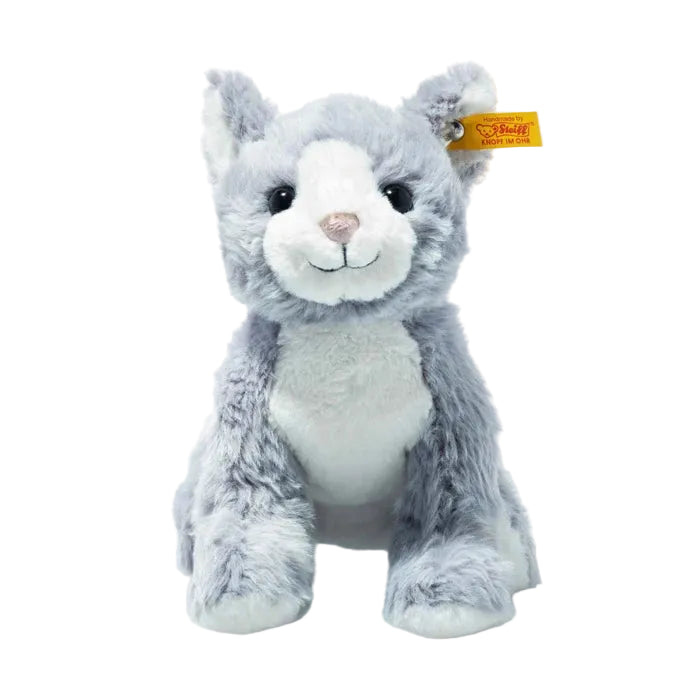Cassie Ice Blue Cat Plush 10"