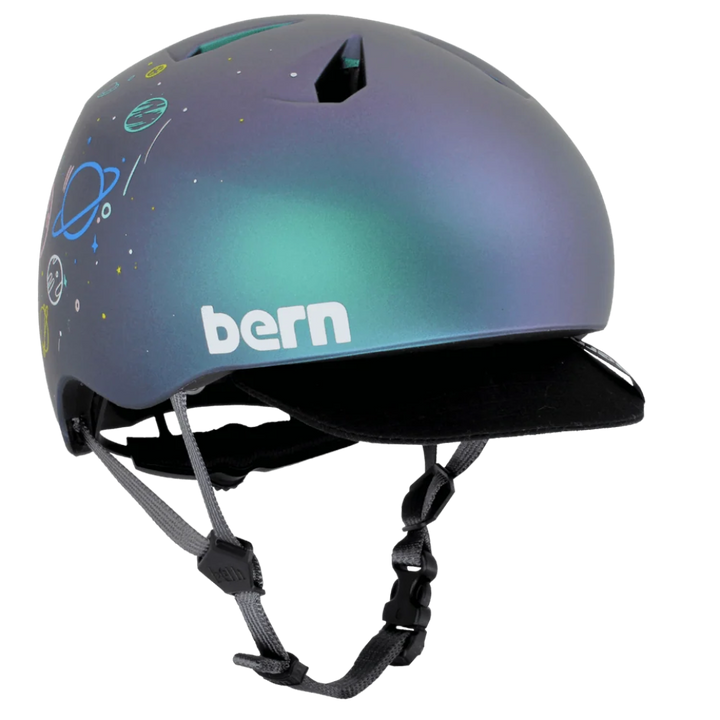 Nino DVRT Helmet Metallic Space Splat w/ Flip Visor XS/S