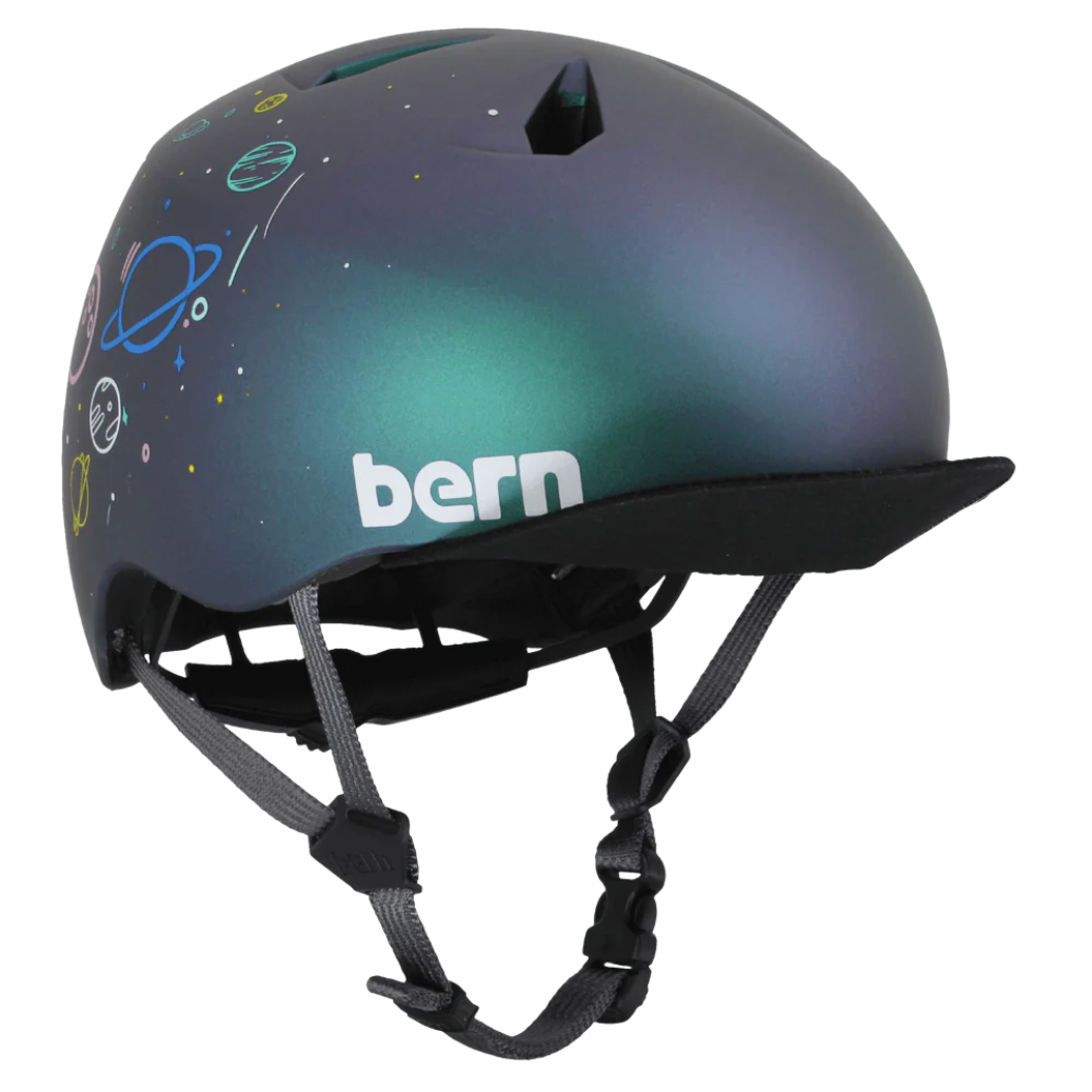 Nino DVRT Helmet Metallic Space Splat w/ Flip Visor XS/S