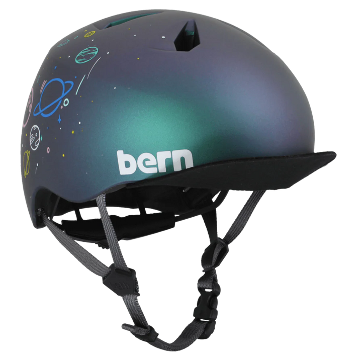 Nino DVRT Helmet Metallic Space Splat w/ Flip Visor XS/S