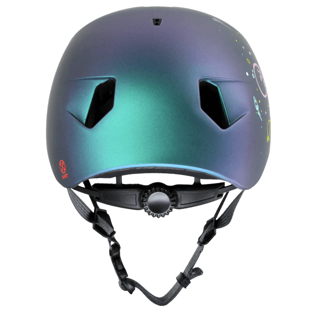 Nino DVRT Helmet Metallic Space Splat w/ Flip Visor XS/S