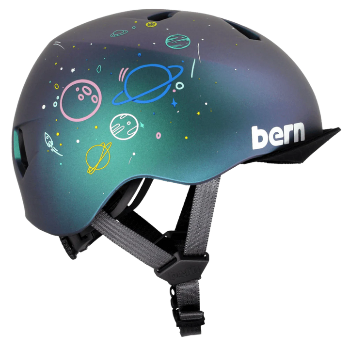 Nino DVRT Helmet Metallic Space Splat w/ Flip Visor XS/S