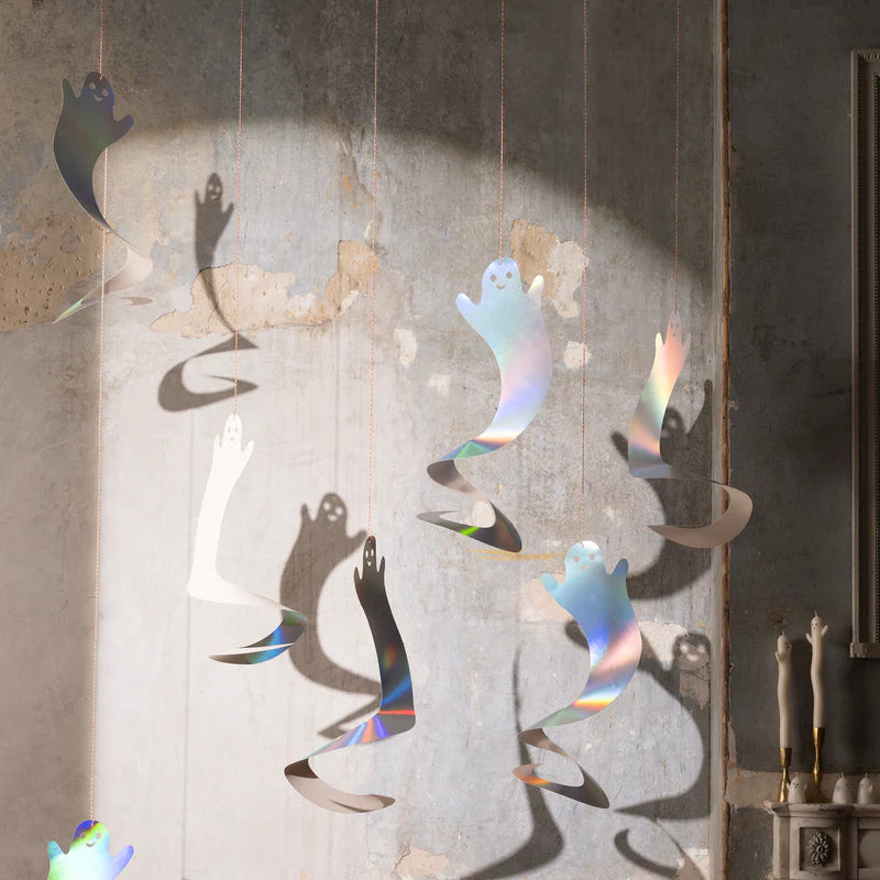Spinning Ghost Decorations