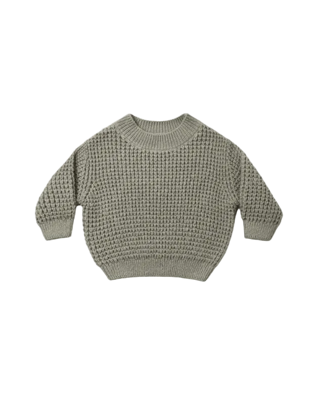 Chunky Knit Sweater - Spruce