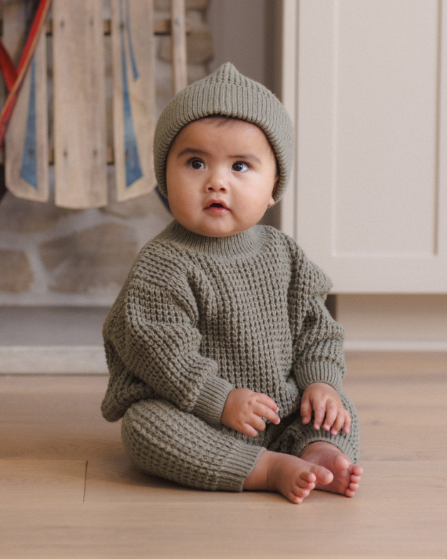 Chunky Knit Sweater - Spruce
