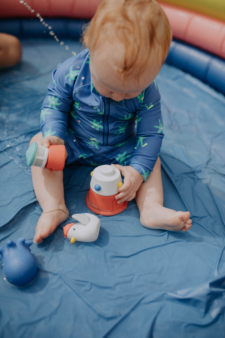 Itzy Stack & Squirt Bath Toy - Lighthouse