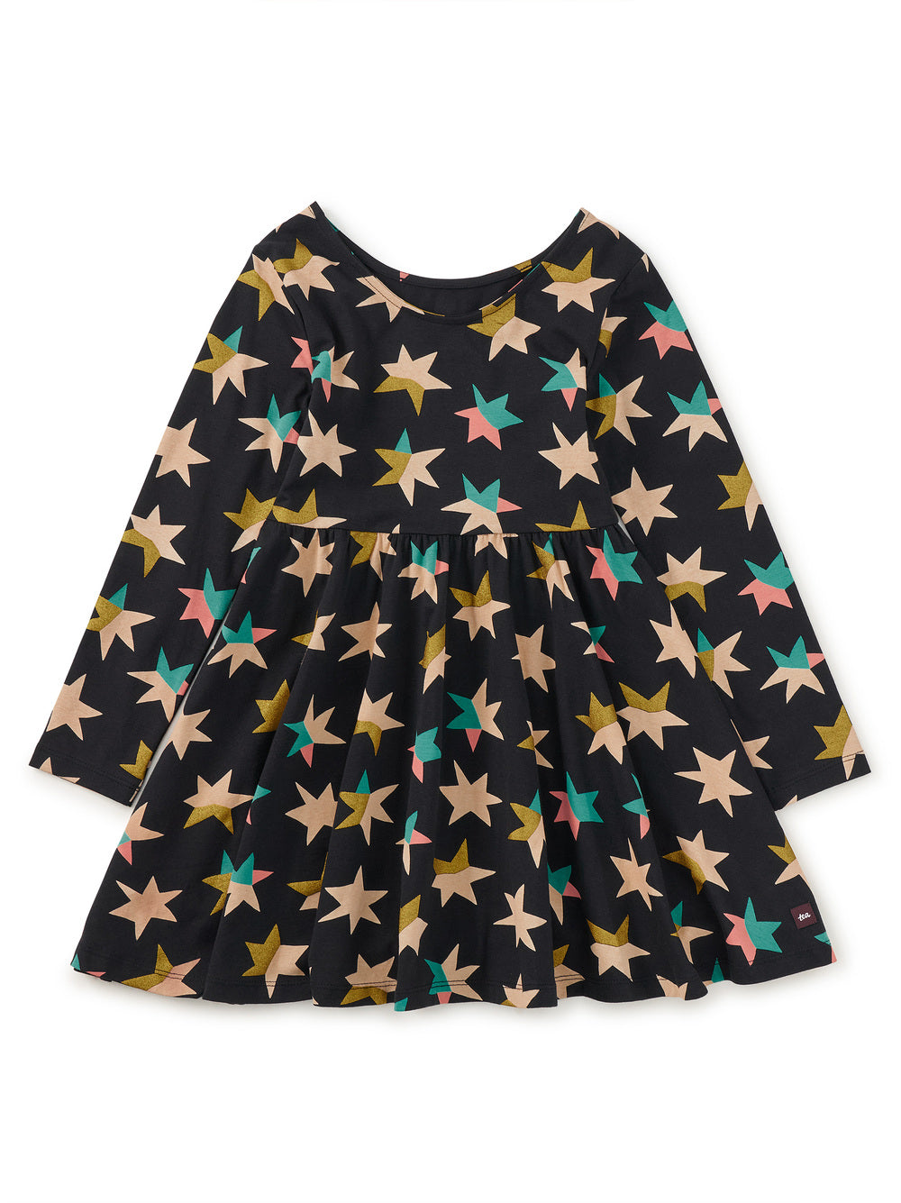 Metallic Stars Printed Ballet Dress *
