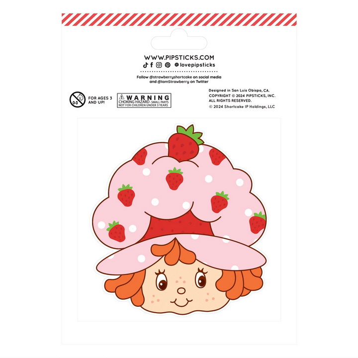 Strawberry Shortcake & Custard Scratch 'n Sniff Stickers