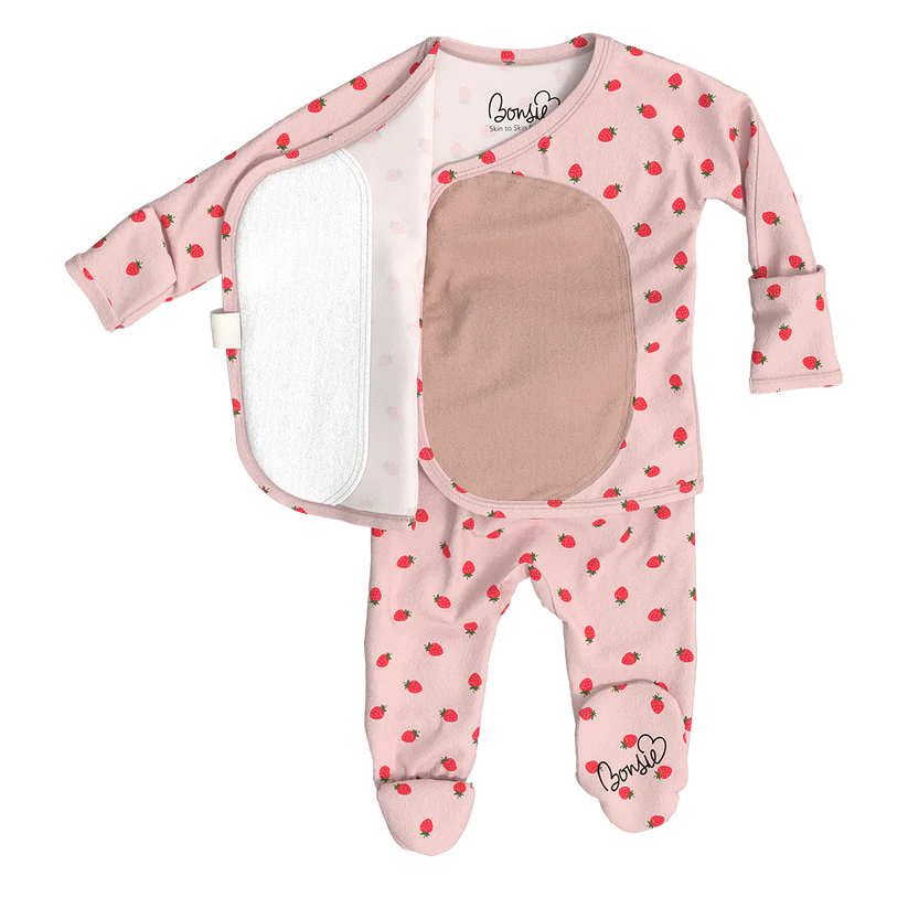 Strawberries Footie Romper