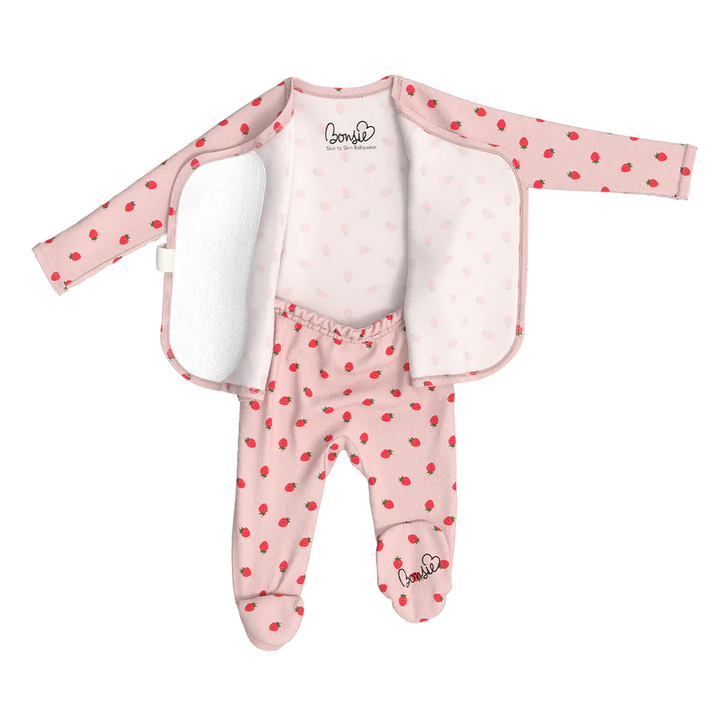 Strawberries Footie Romper