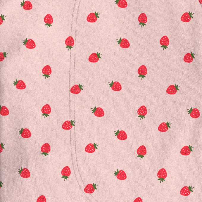Strawberries Footie Romper