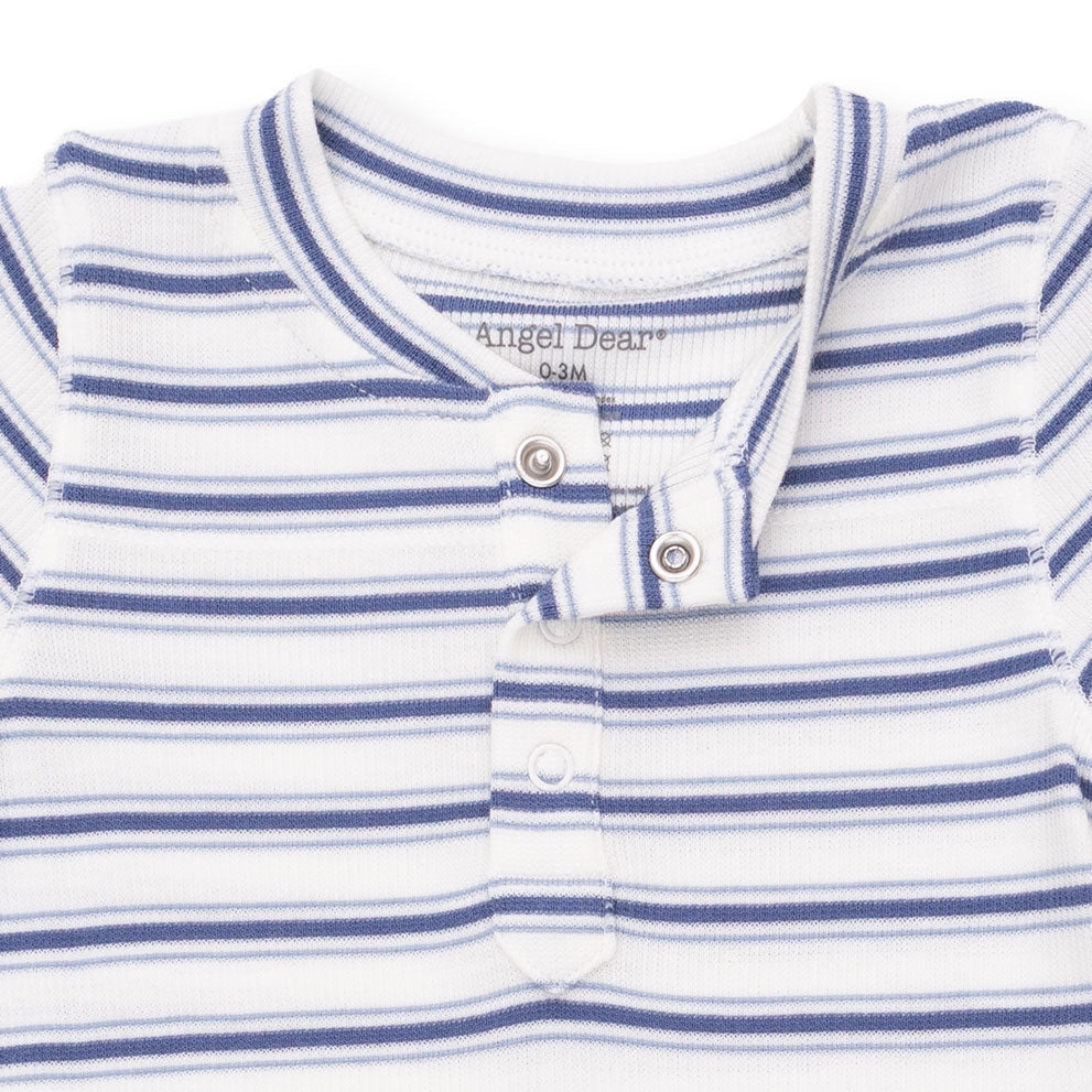 Uni Romper - Vintage Blue Stripe