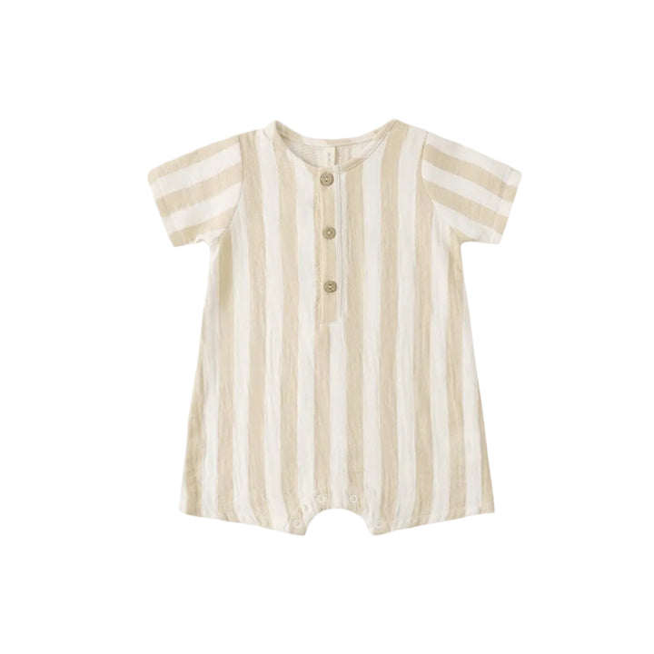 Butterscotch Summer Stripe S/S Woven Romper