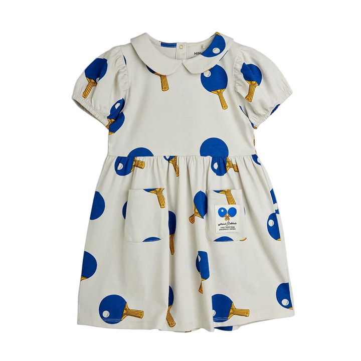 Table Tennis AOP Dress - Grey