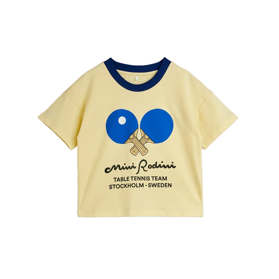 Table Tennis Rib Tee - Yellow