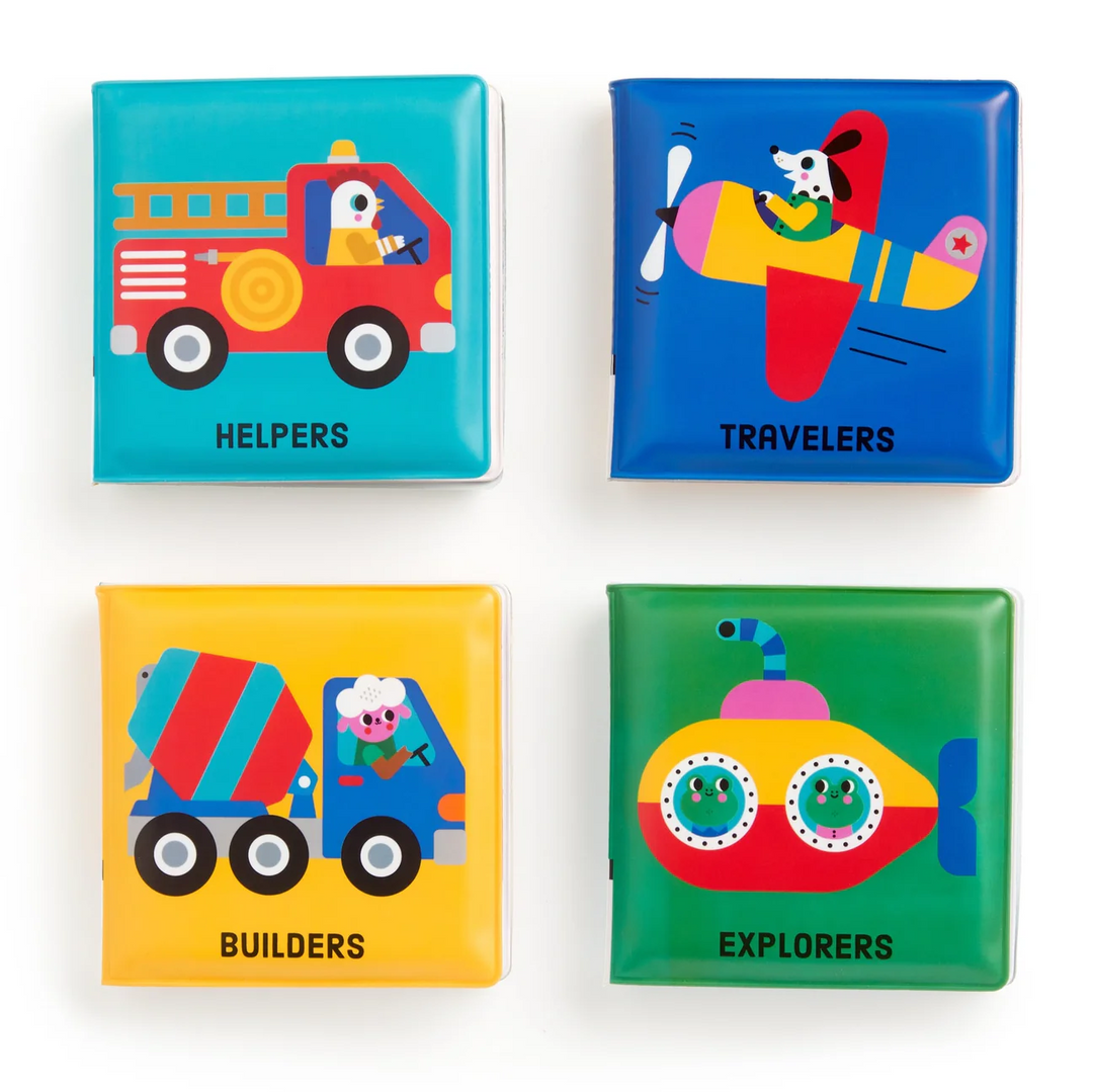 Color Magic Bath Book Set - Things That Go