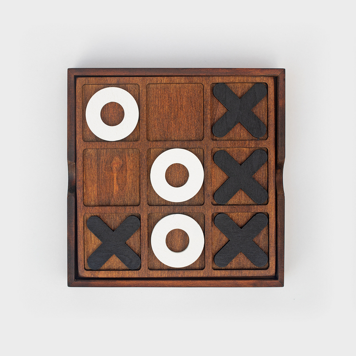 Wooden Tic-Tac-Toe
