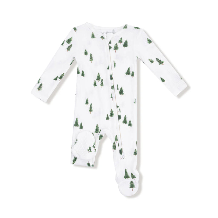 Tiny Forest 2-Way Zipper Footed Romper