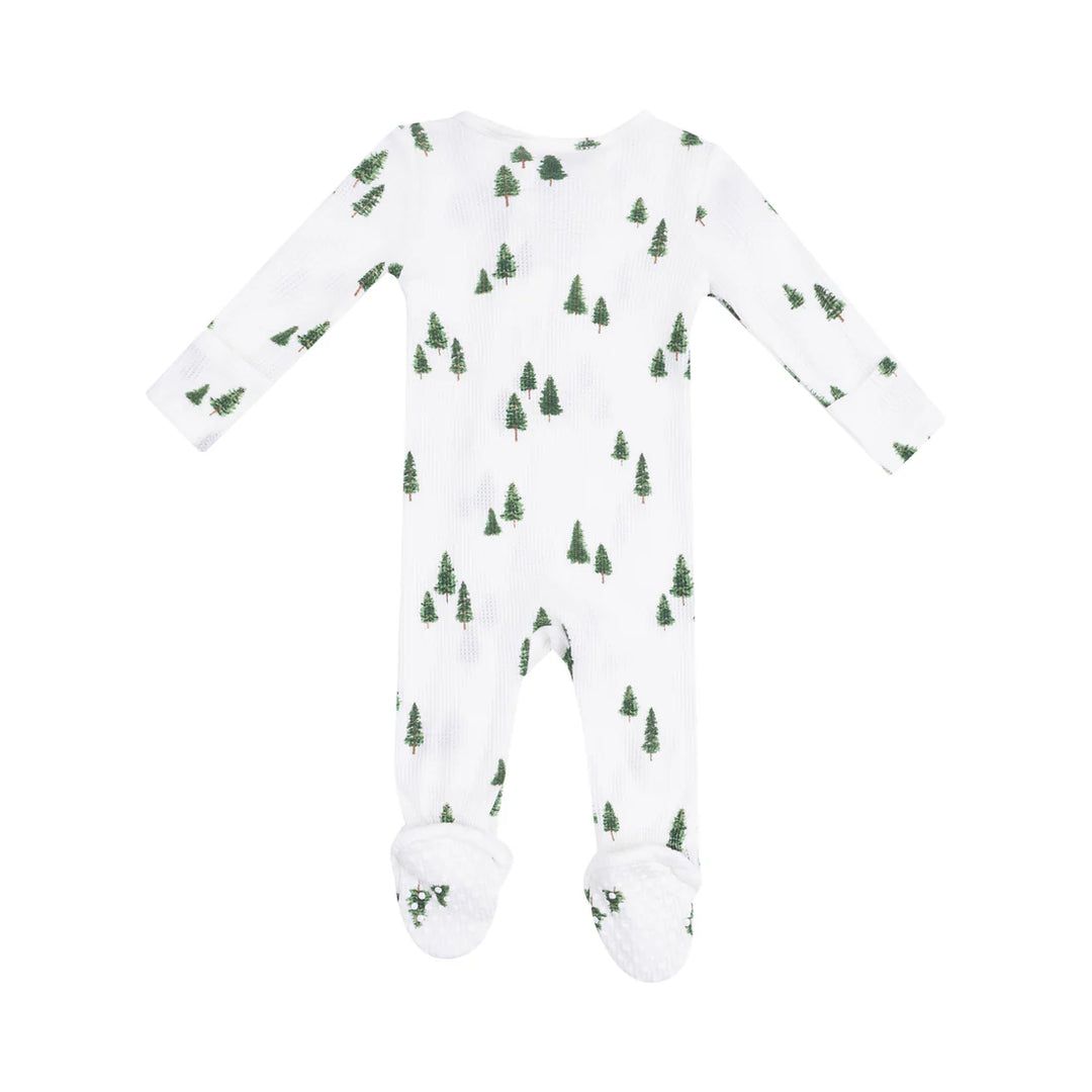 Tiny Forest 2-Way Zipper Footed Romper
