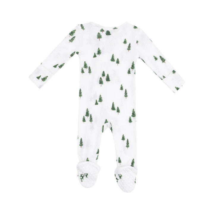 Tiny Forest 2-Way Zipper Footed Romper