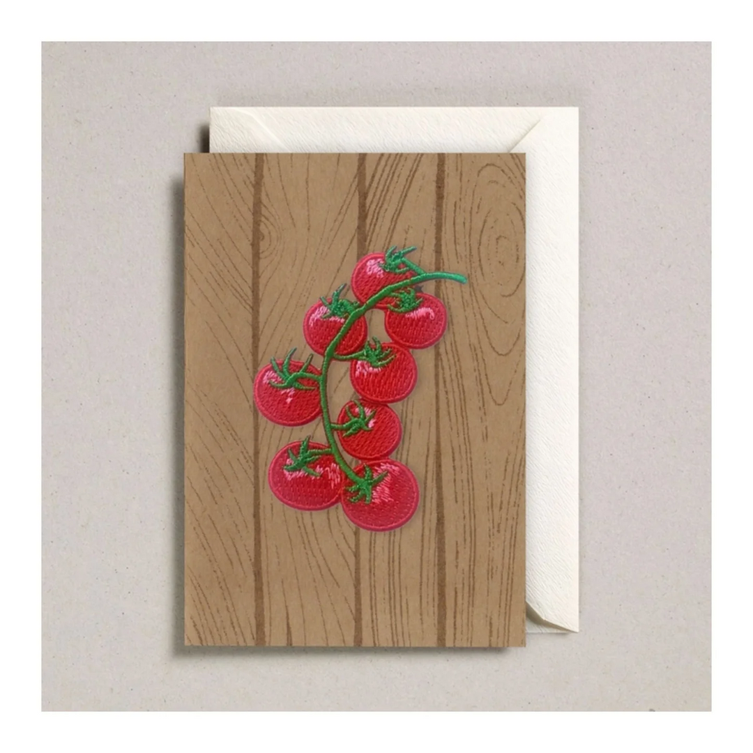 Iron On Patch Greeting Card - Tomatoes