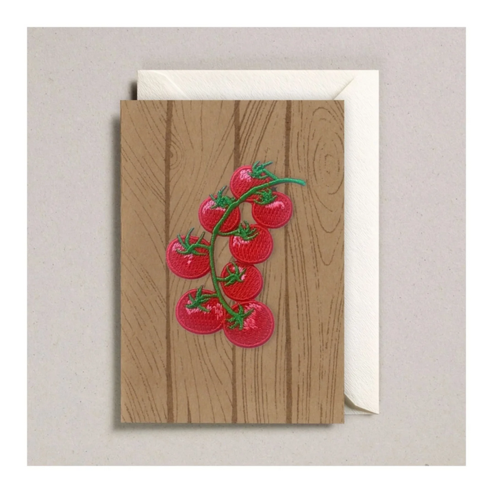 Iron On Patch Greeting Card - Tomatoes