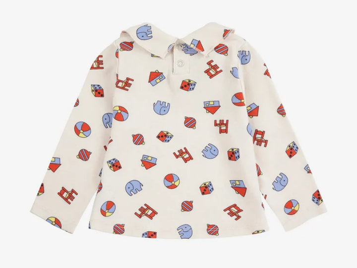 Toys AOP Collar L/S Tee