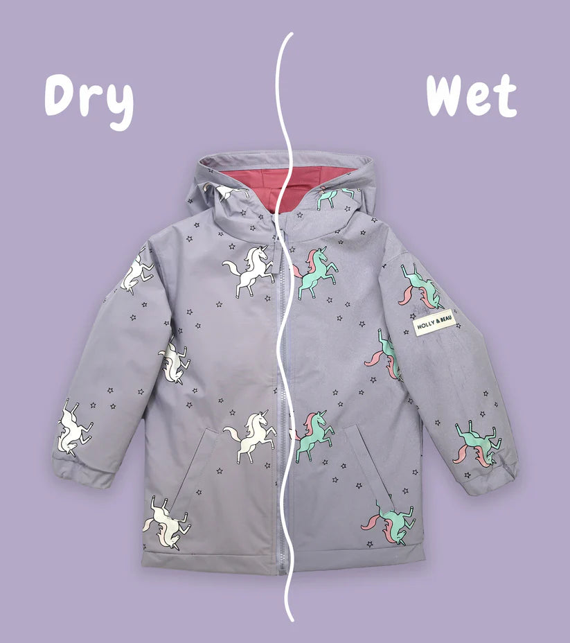 Unicorn Color Changing Raincoat