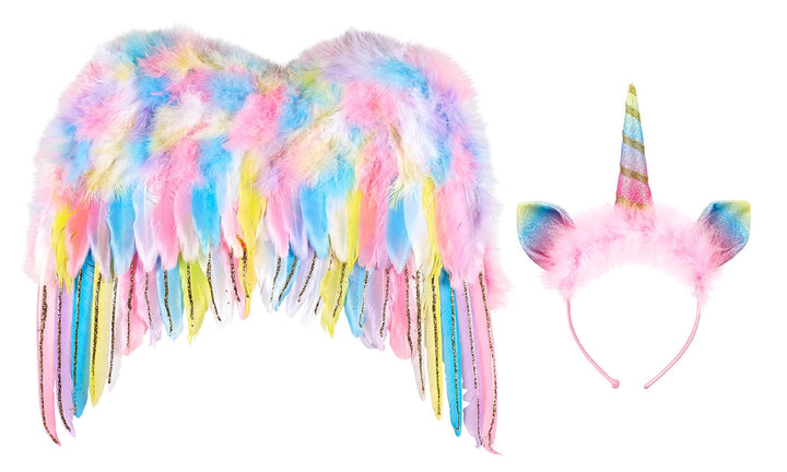 Unicorn Wings and Headband Costume