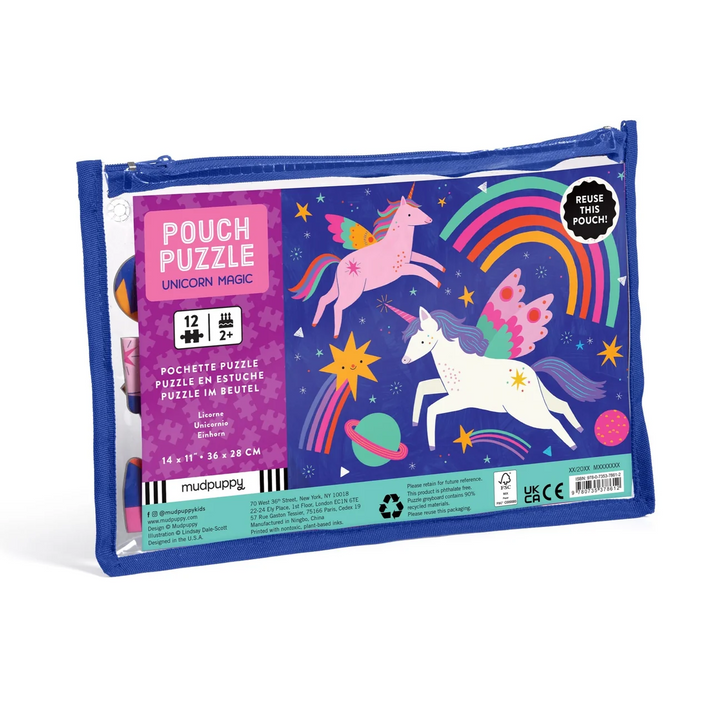 Unicorn Magic 12 Piece Pouch Puzzle