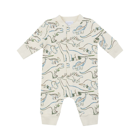 Artsy Dino Terry Romper