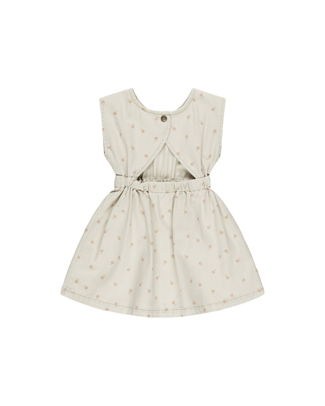 Sand Ditsy Denim Mini Dress