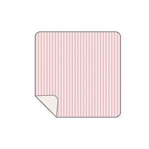 Pink Stripe Swaddle Blanket