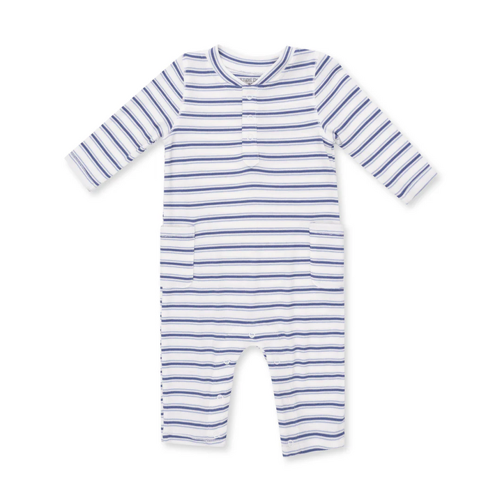 Uni Romper - Vintage Blue Stripe
