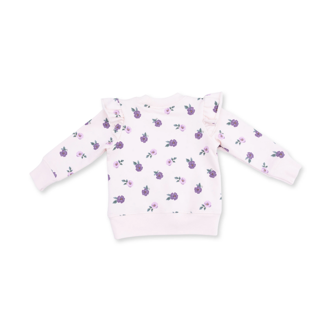 Ruffle Sweatshirt + Leggings - Violetta Floral